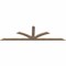 Ekena Millwork Richland Smooth Timber Gable Bracket, Douglas Fir, 84"W x 24"H x 1 1/2"D x 3 1/2"F, 7/12 Pitch GBW084X24X0204RIC00SDF - alternate 2